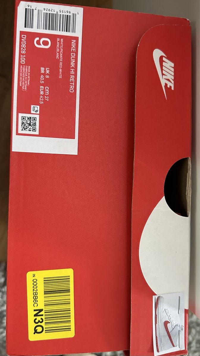 Nike Scarpe da uomo: Dunk High White Red – Nuovo e nell'imballaggio originale da Villaz-St-Pierre venduto da pepe86 3