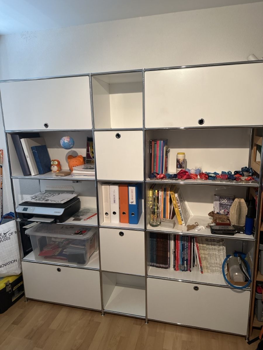 System4 Scaffali: Système d'étagères modulable blanc System4/Quadro – Usato da Murten venduto da jbaeris