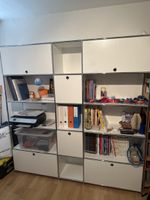 Système d'étagères modulable blanc System4/Quadro
