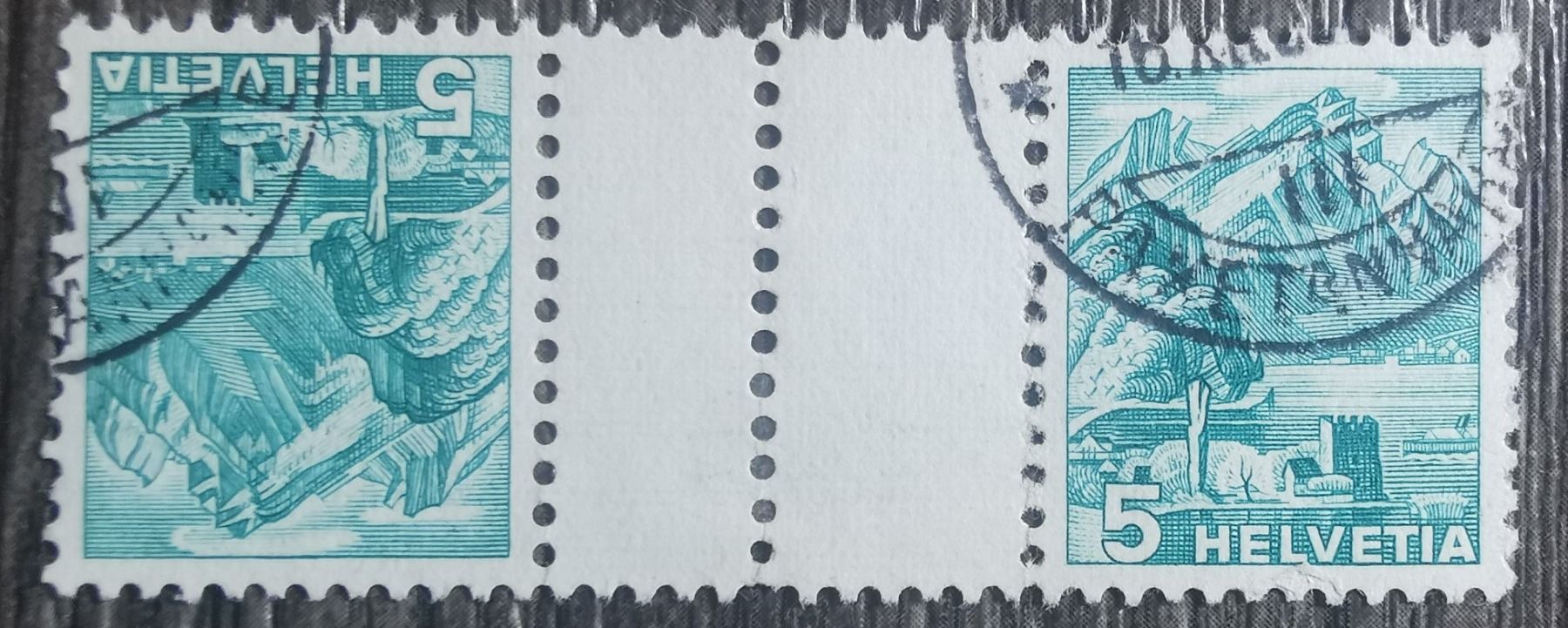 Tutti i francobolli: TR15 Timbre Suisse Oblitere 19xx – Usato da Cousset venduto da Patrick_Collections