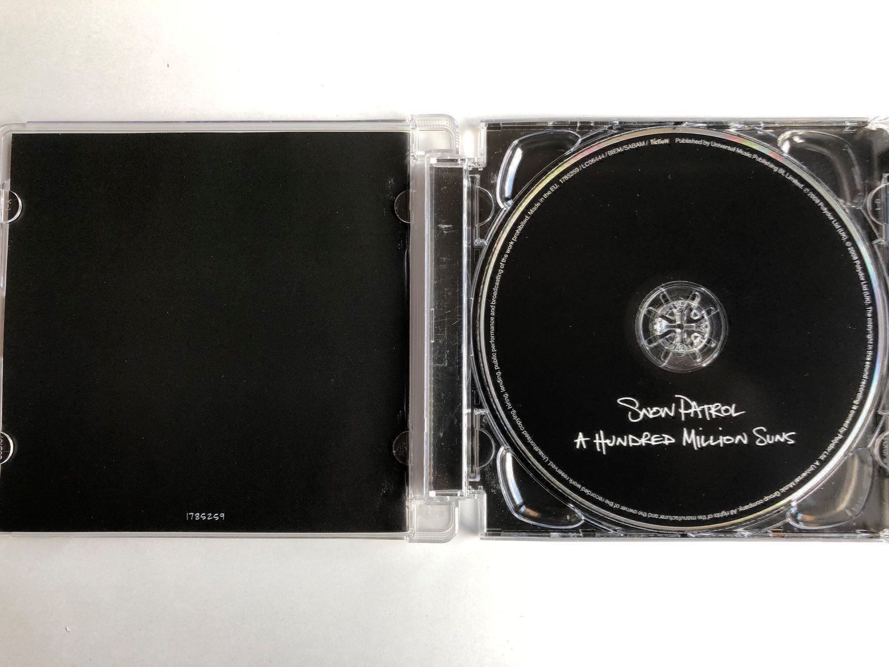 CD: Snow Patrol CD - A Hundred Million Sun – Usato da Oberried Brienz venduto da Chyara 2