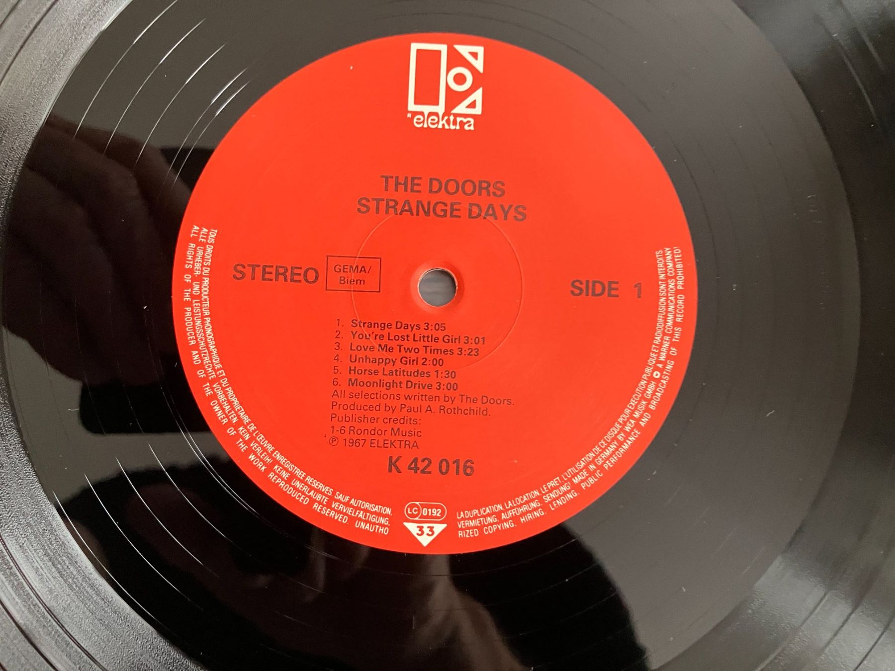 Dischi in vinile: The Doors – Usato da Aarwangen venduto da Jukebox3 4