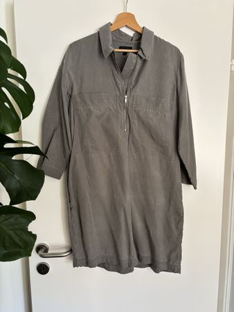 COS Kleid Hemdkleid Khaki Gr. M 100% Lyocell - Sommerlich!