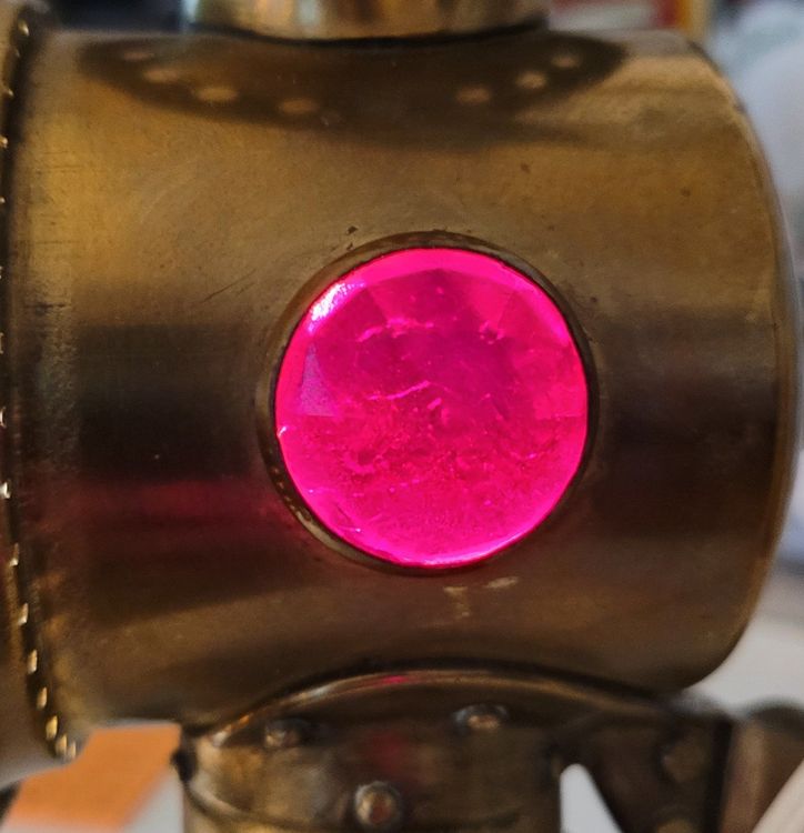 Ancienne Lampe De Vélo à Acétylène "Etoile" - Phare Avant 1910 (Électrifiée)