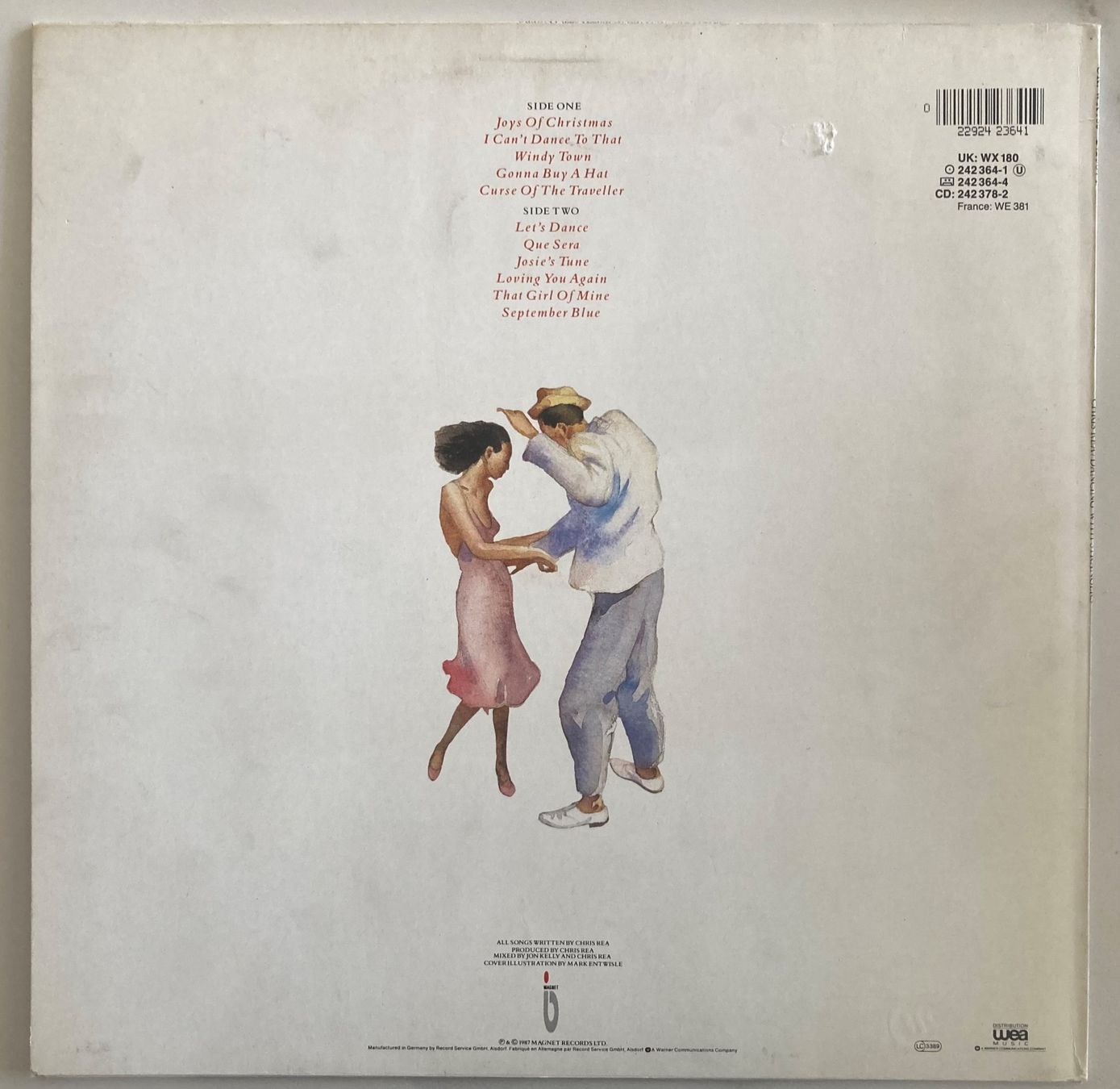 Vinyles: CHRIS REA - DANCING WITH STRANGERS – D'occasion à Poliez-Pittet par Newtown-Records 1