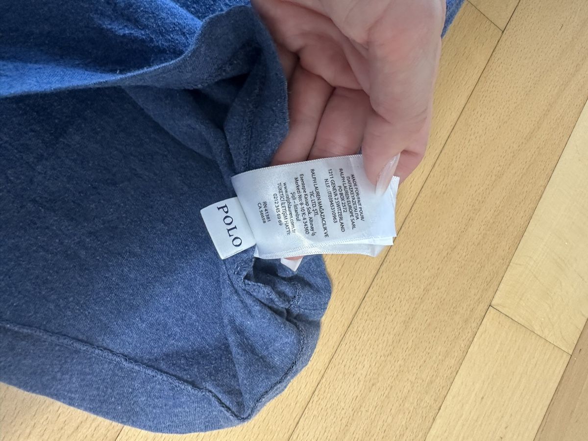 Ralph Lauren T-shirt: T-shirt Ralph Lauren bleu - Taille M – Nuovo (secondo la descrizione) da Neuchâtel venduto da aliceguins 4