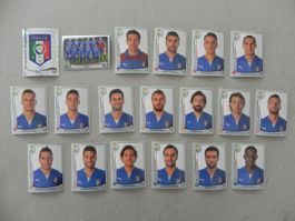 Panini Fussball WM Brasil 2014  Italien 19 Stück Komplett !