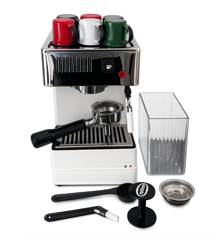 Quick Mill Kaffeemaschinen & Espressomaschinen: Quickmill 0820 weiss - Espresso Maschine, neuwertig – Neu (gemäss Beschreibung) aus Basel von wienandts 1