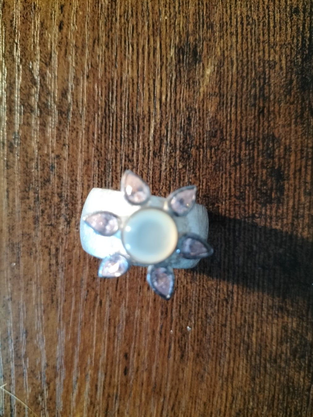 Anelli: massiver Silberring mit Blume – Usato da Pieterlen venduto da Plasticbox 1