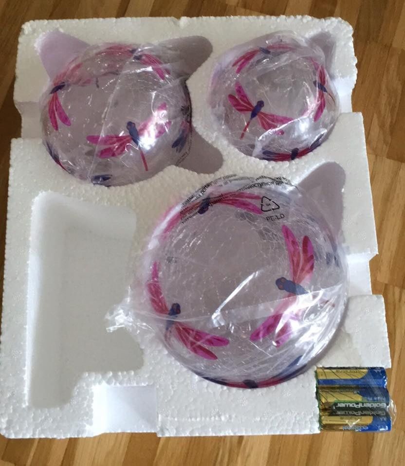 Alle Dekorationen: 3 Design-Glaskugeln-Libellen  "" NEU ""  Neu originalverpack – Neu und originalverpackt aus Fislisbach von Hast1976 1