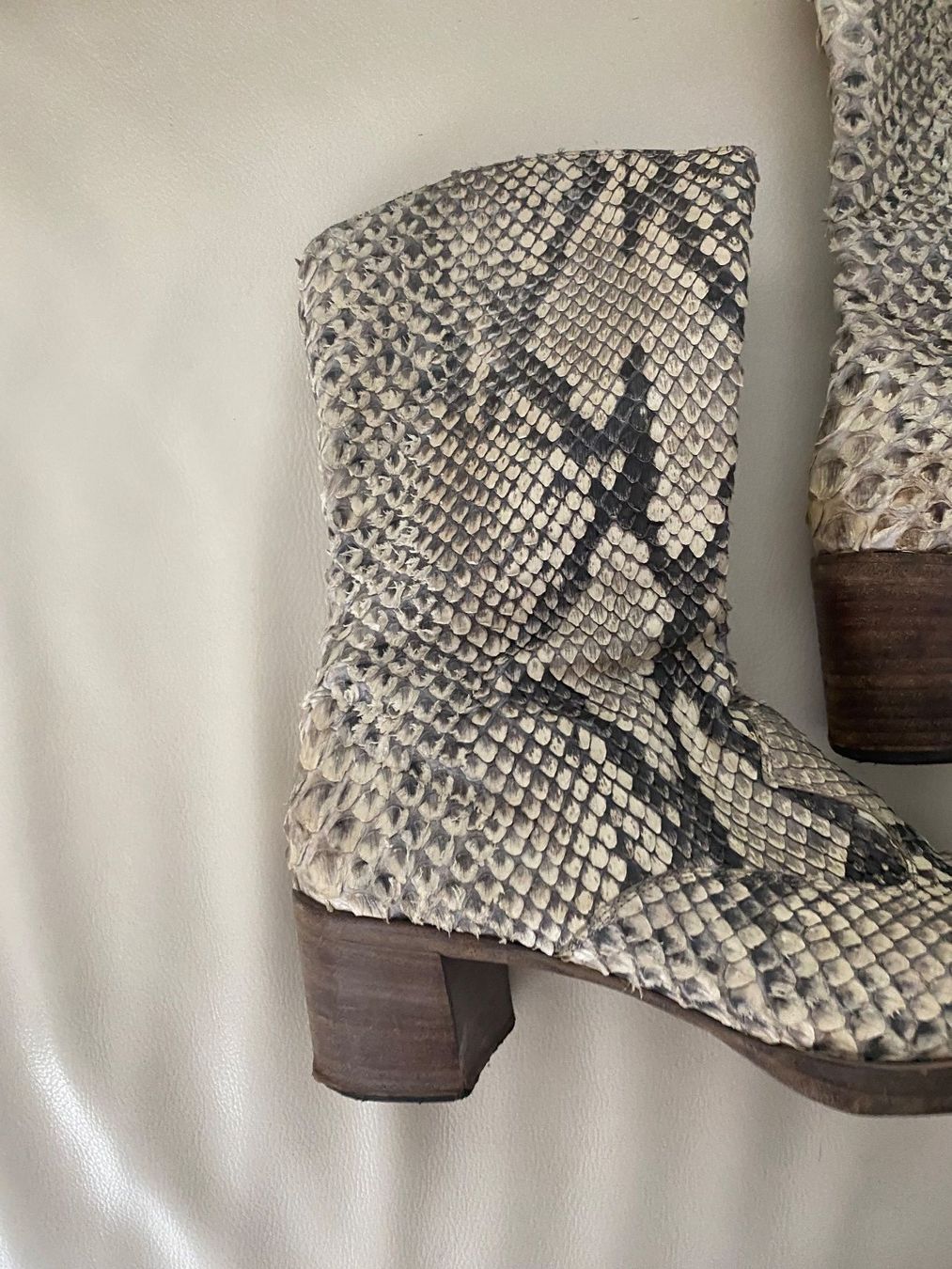 Scarpe da donna: RARITÄT - edler GIANNI BRAVO Python Stiefel, 39 – Usato da Winkel venduto da ferrari2022 4
