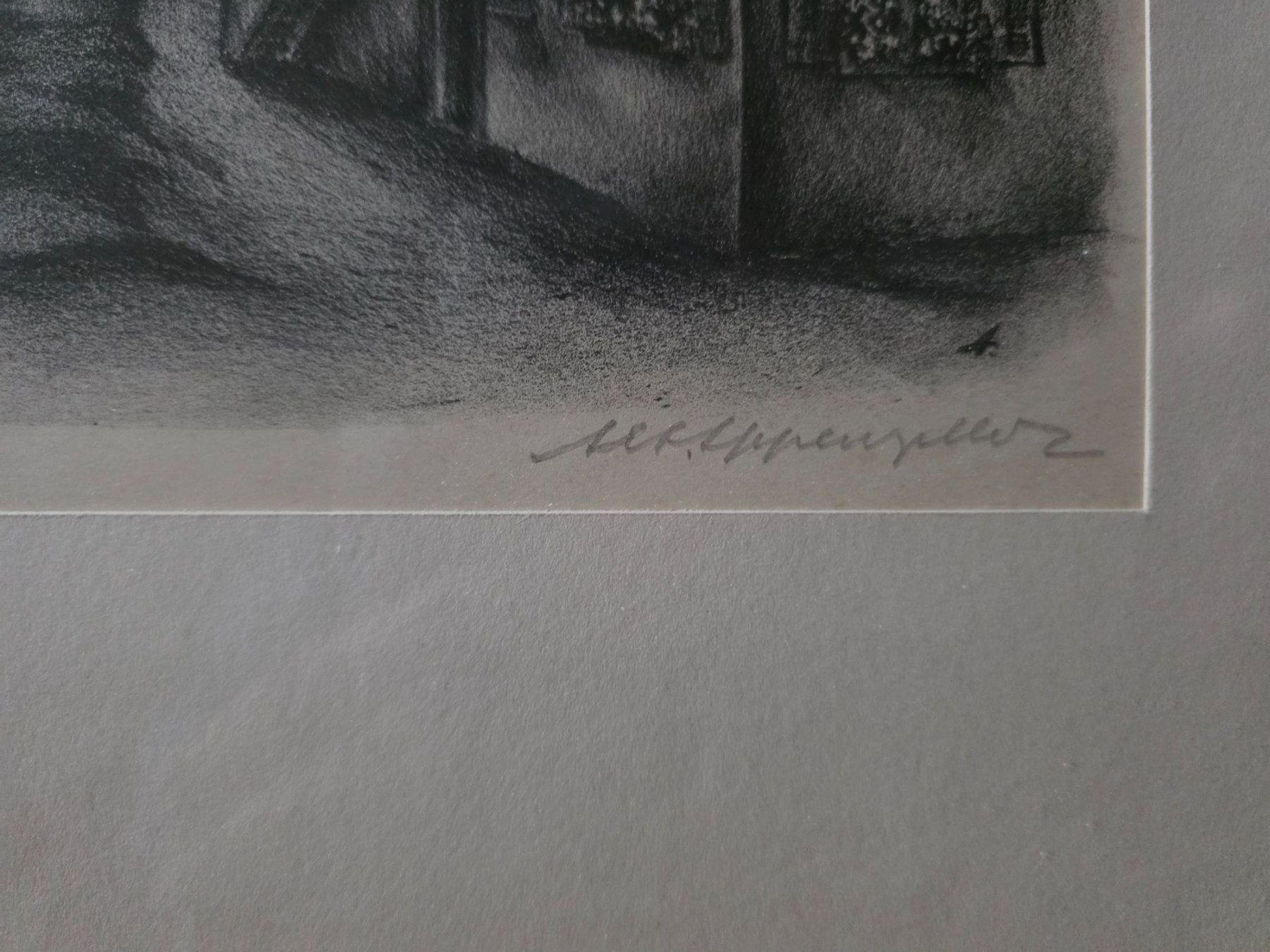 Grafiken & Lithographien: Litho Chilegässli in Goldrahmen – Gebraucht aus Walterswil BE von Lonitti 3