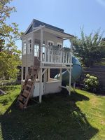 Spielturm mit wenig platzbedarf