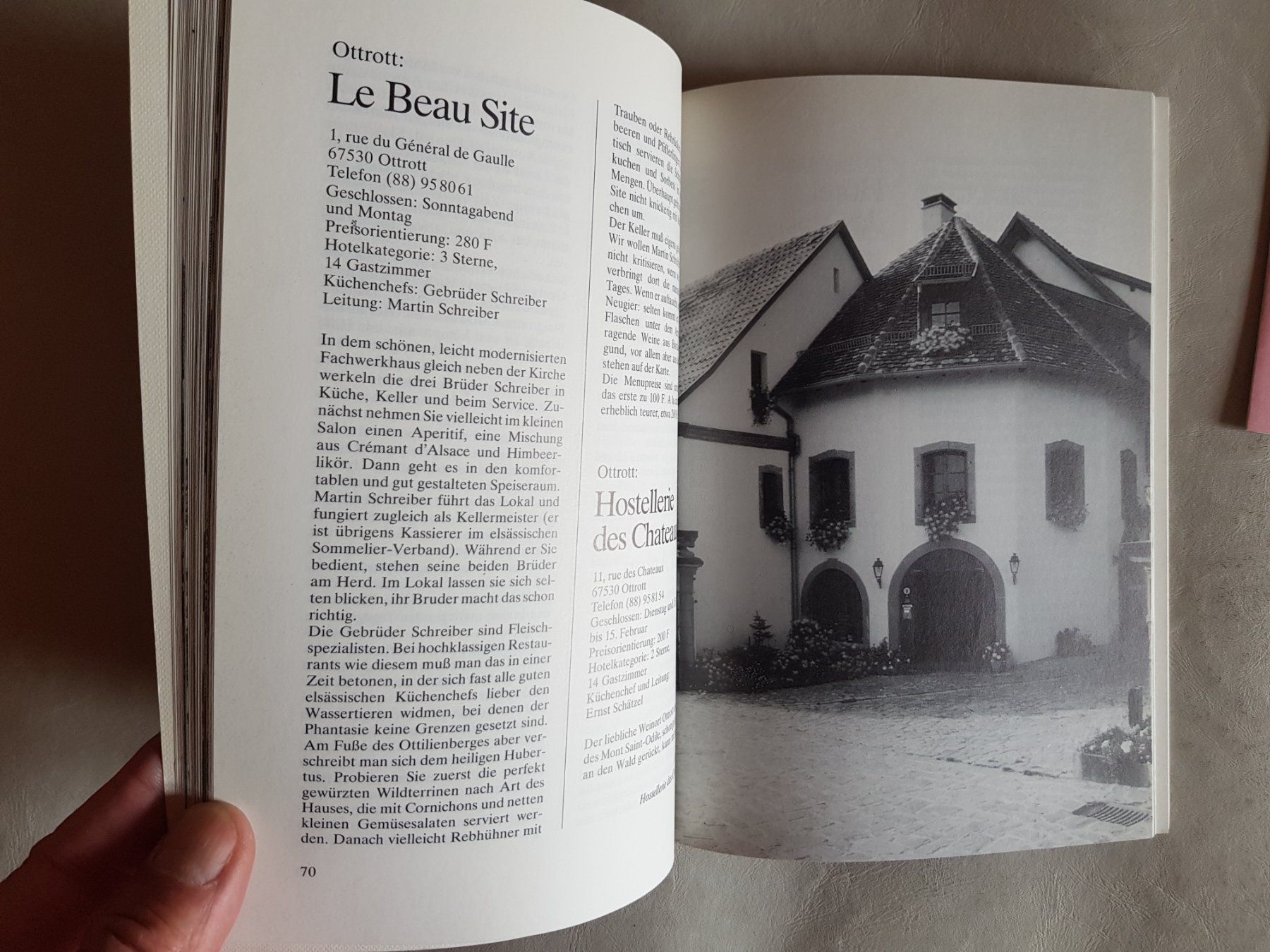 Bücher: Elsässer Restaurants Maurice Roeckel 1984 – Gebraucht aus Walterswil BE von Lonitti 1