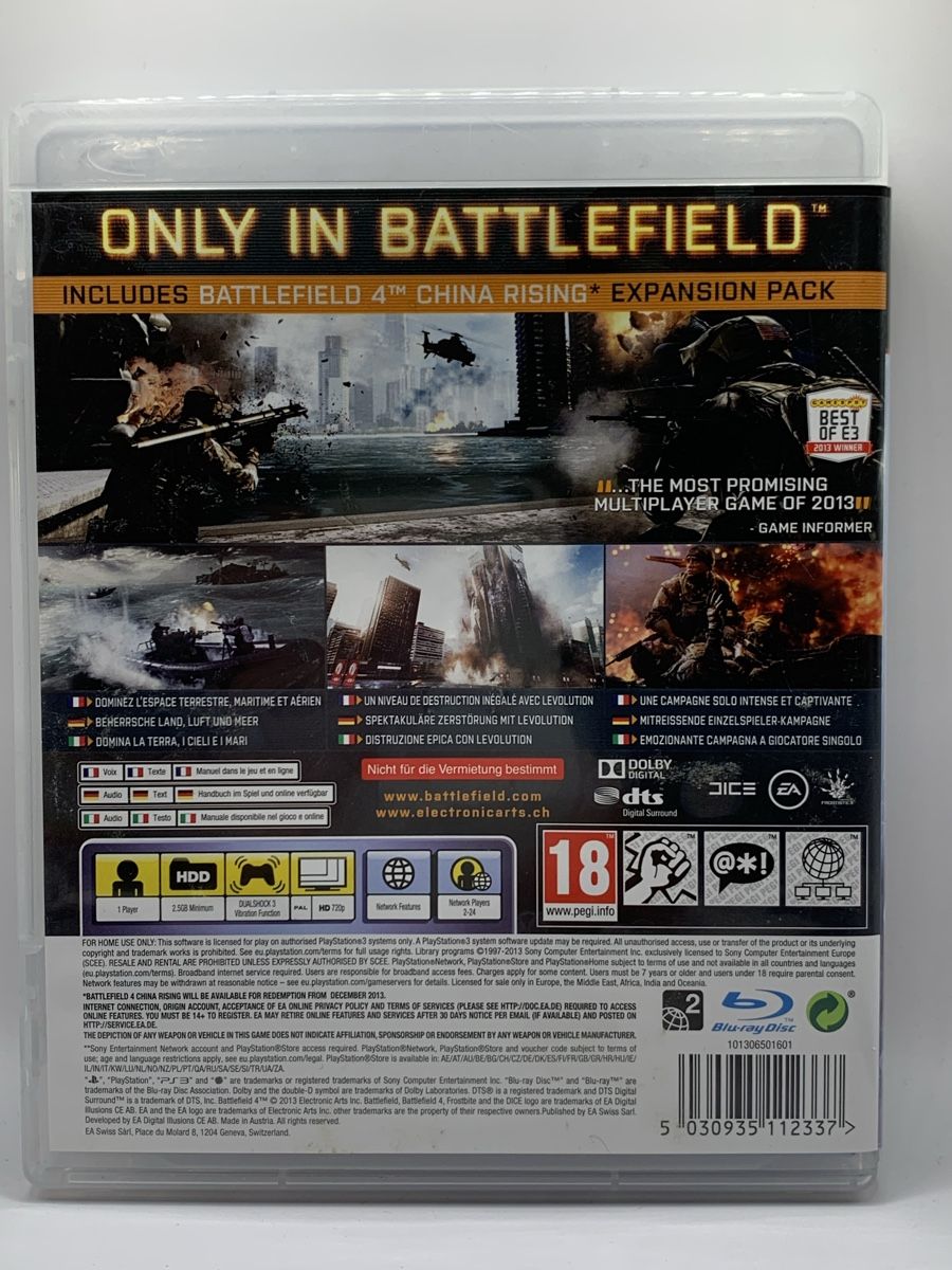 Sony Giochi: Battlefield 4 - PS3 – Usato da Ostermundigen venduto da RG-Collector 1