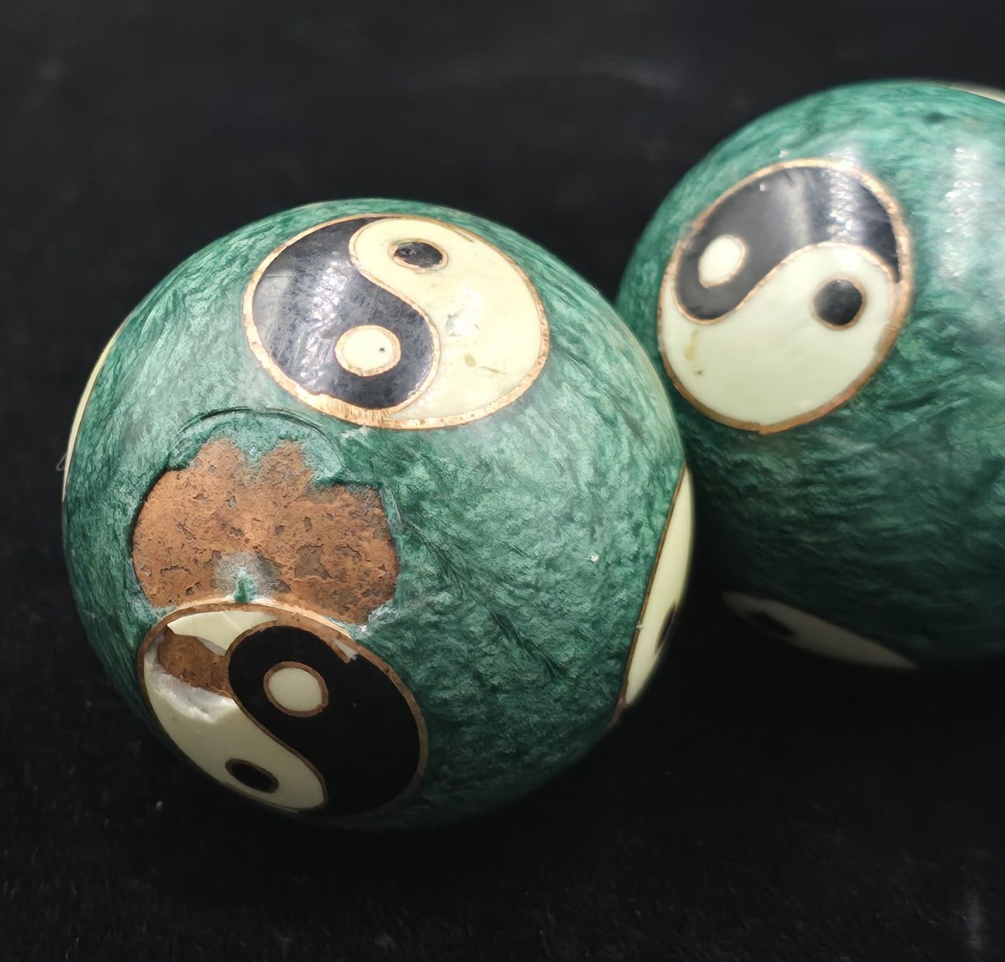 Dispositivi per massaggi: Chinesische Baoding- Kugeln Gesundheitsbälle – Usato da Rorschacherberg venduto da snOOpydOg11 3