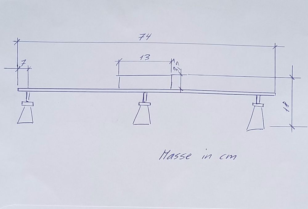 Ikea Lustres & lampes de plafonds: Deckenleuchte, drei armig, verstellbar mit Led Lampen. – D'occasion à Ebikon par Romei23 6