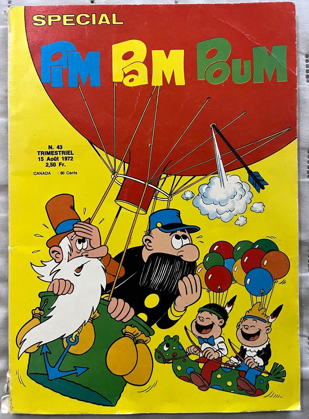 Fumetti: BD Spécial Pim Pam Poum Tome 43. EO. – Usato da Renan BE venduto da johncactus