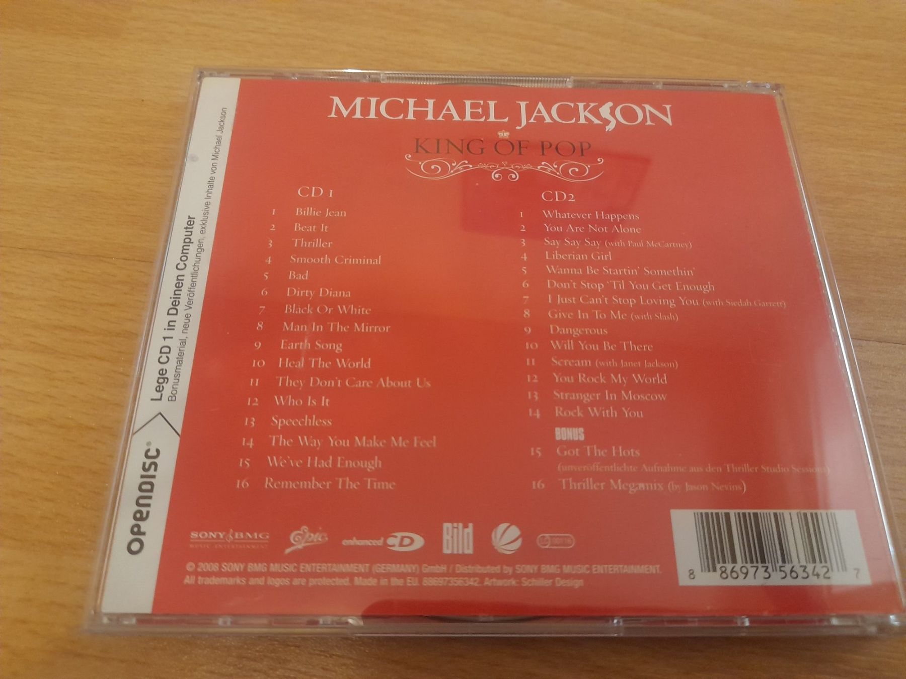 CDs: 2 CD Michael Jackson King of Pop German Edition – D'occasion à Lustmühle par chevi03 3