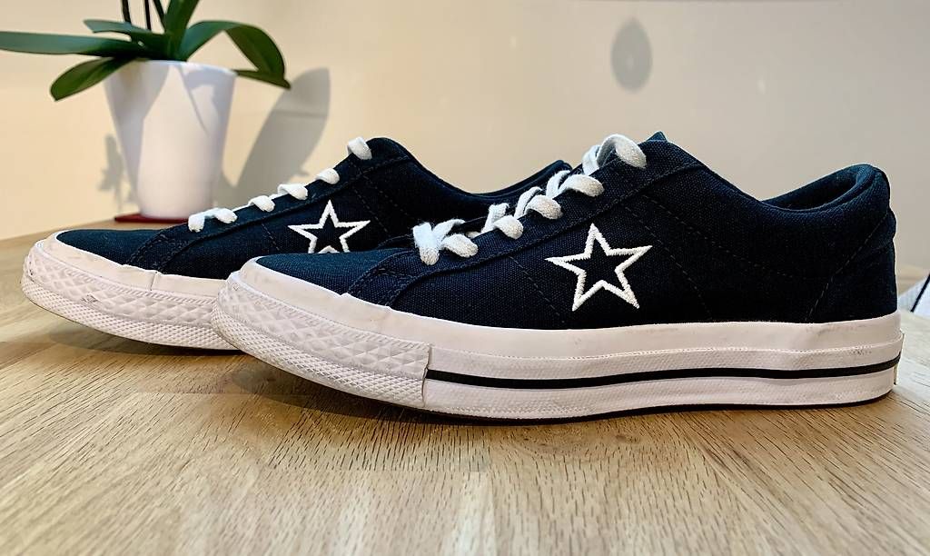 Converse Scarpe da donna: Converse One Star OX Sneaker Schwarz UK5 – Usato da Laufen venduto da Sina888 2