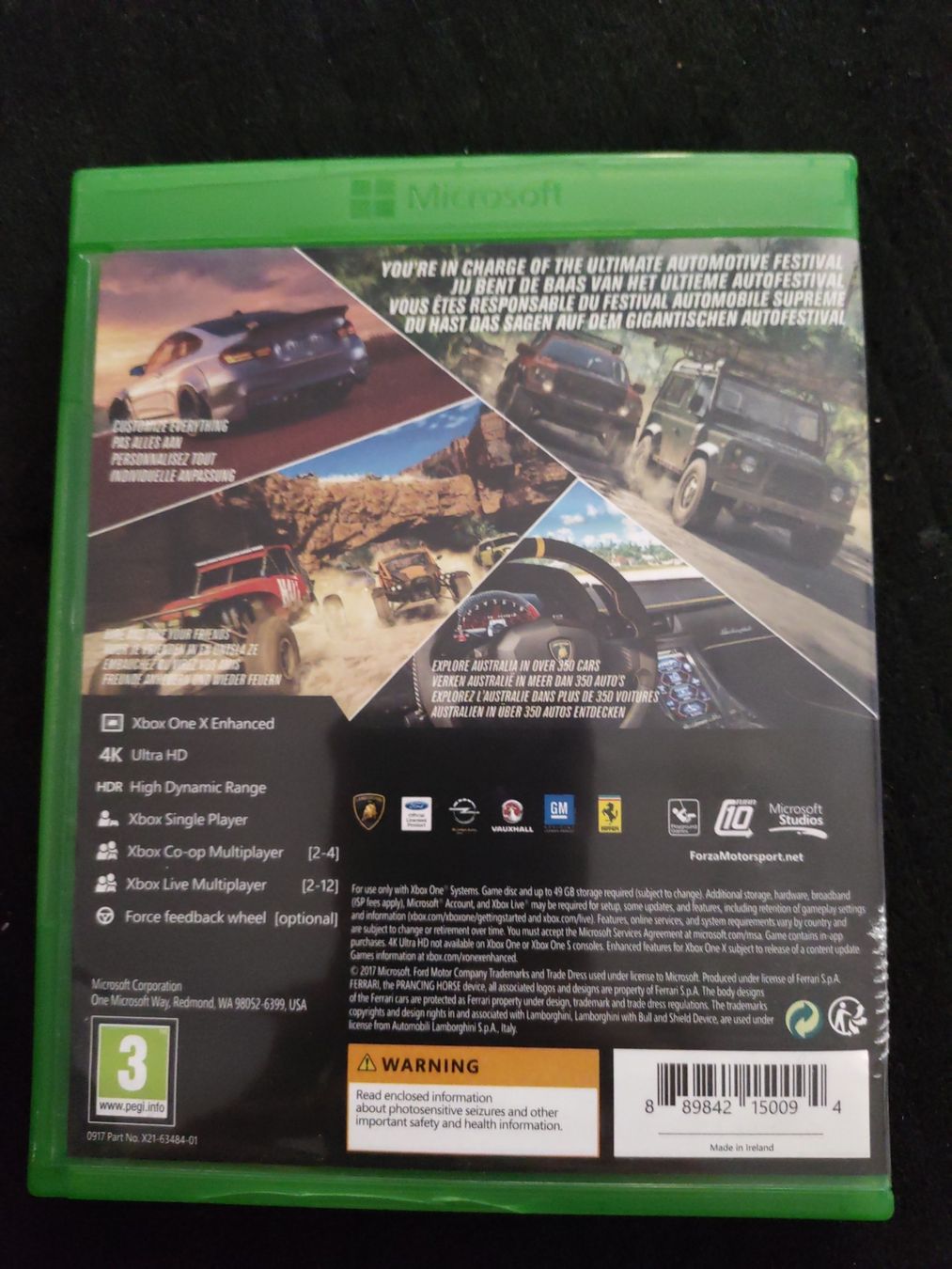 Microsoft Giochi: Jeu Xbox One Forza Horizon 3  – Usato da fribourg venduto da GameSpot 1
