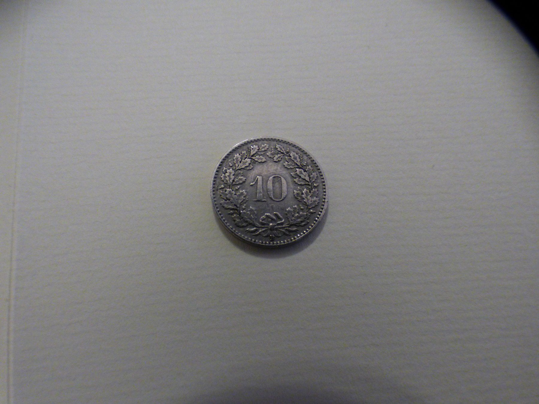 Tutti le monete: 10 Rappen Stück 1909 – Usato da Münchenbuchsee venduto da enzian59