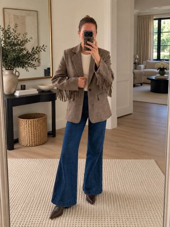 Blazer Balzac Paris Laine avec frange taille 34