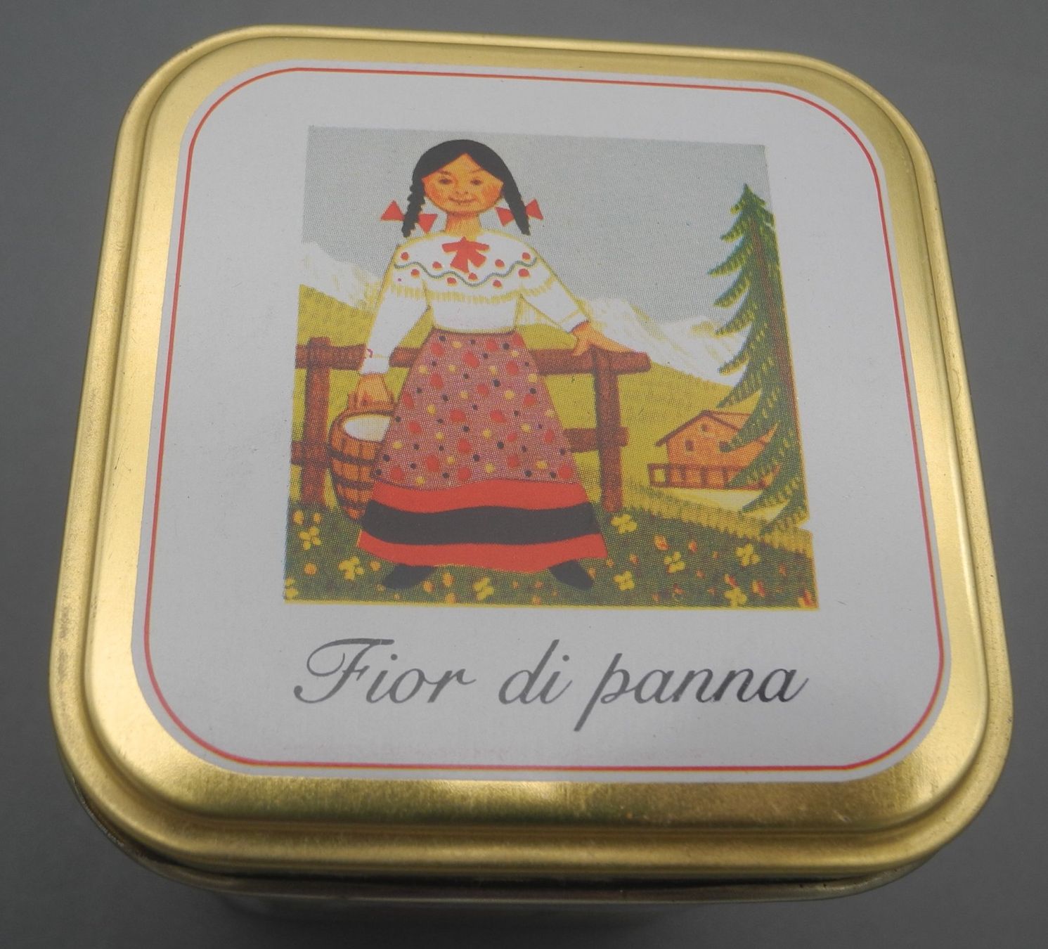 Barattoli: Vintage Blechdose  Dose Bauernmädchen, Nr. 219 – Usato da Kottwil venduto da Crazyrolf 2
