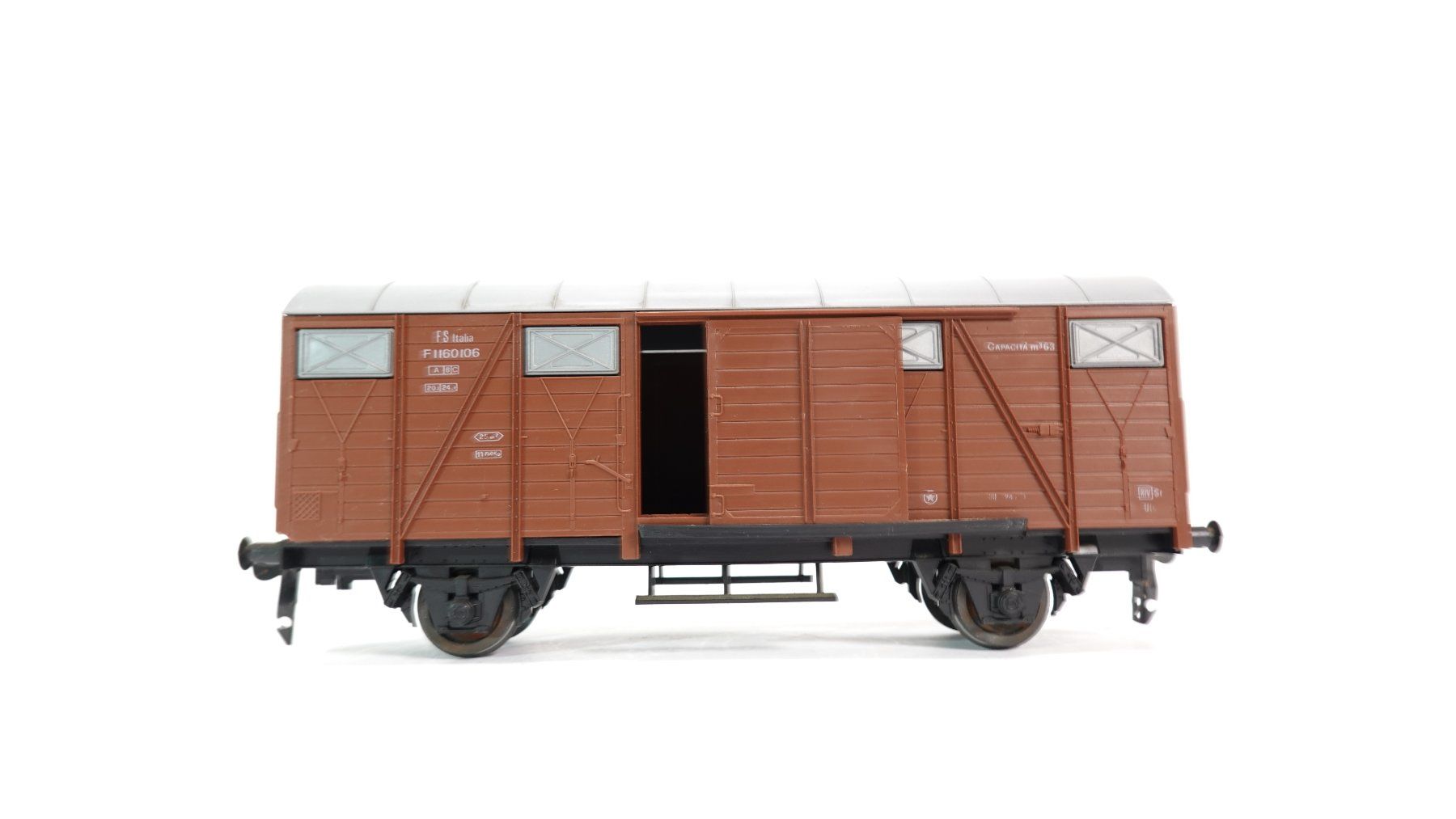 Lima Modelleisenbahnen: e72 Lima Spur 0 FS Güterwagen braun / Spielware | 971 – Gebraucht aus Thun von evinka_gmbh 3
