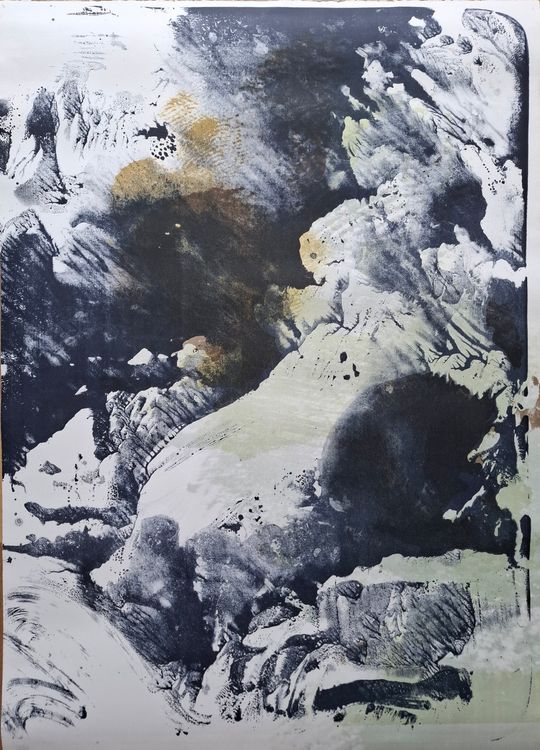 Dominique Lämmli Litho signiert «Landschaften-4» 2010, 23/35 2