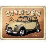 Blechschild 3D-CITROEN 2CV