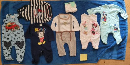 Babykleider Set, Grösse 50-56, Bodis, Strampler, Top Zustand