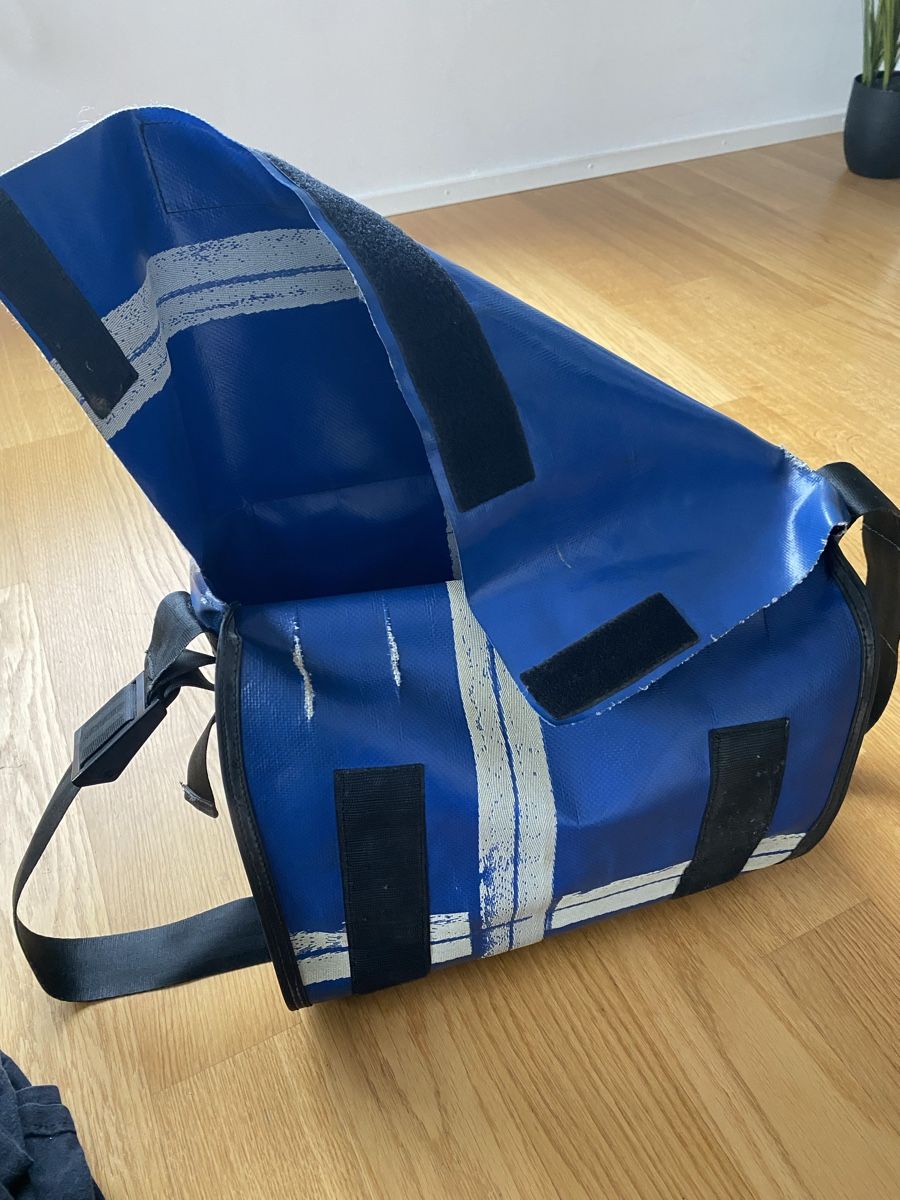 Freitag Sacs: Freitag-Tasche blau-weiss – D'occasion à Winterthur par Frida70 3