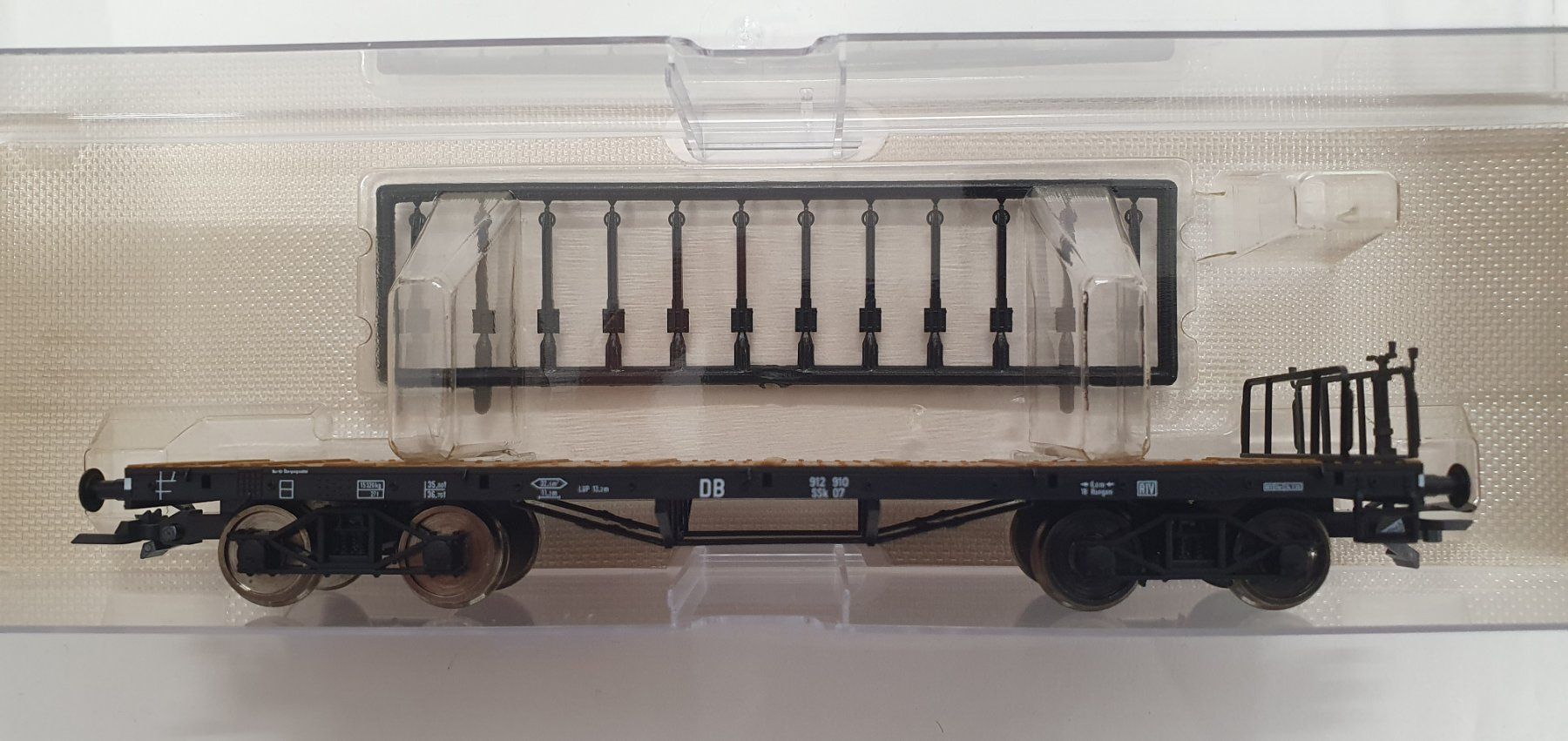Fleischmann Modellini di ferrovie: Fleischmann 5286 K   DB SSK07 Flachwagen – Nuovo e nell'imballaggio originale da Würenlos venduto da jub_nd5j 2