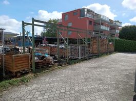 Schwerlastregal Metall grün gebraucht gut erhalten