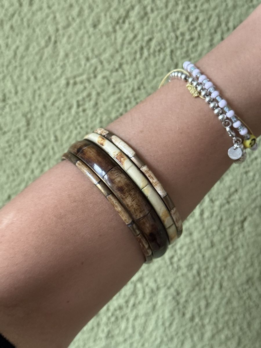 Bracciali & Braccialetti: Boho Chic Bangles Stackable Bracelets Set of 5 Biker Style – Usato da Zürich venduto da olalinda 2