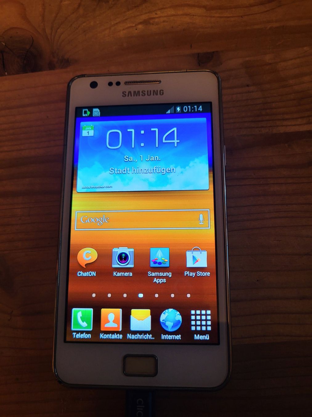 Samsung Handys / Smartphones: Samsung Galaxy SII weiss – Gebraucht aus Guggisberg von Aegertenlehn