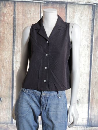 Sommerbluse o.A., Street One, braun, Gr. 36, neuwert.