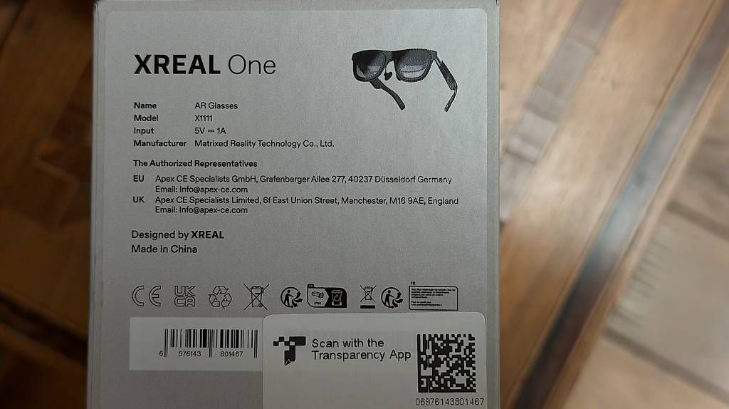 Casco VR: Lunette XREAL one AR – Usato da rolle venduto da laurapistro 4