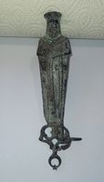 Gewandfiebel aus Messing/bronce