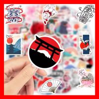50 tlg Stickerset Japan Asien Tokyo Yokohama Sapporo Osaka