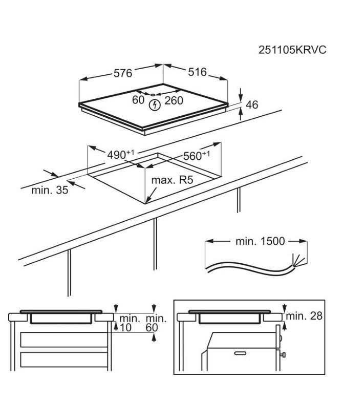 AEG Elettrodomestici da cucina: 052 AEG KFA58SIM Induktionskochfeld  aus Liquidation – Nuovo (secondo la descrizione) da Derendingen venduto da Meisterstuecke 2