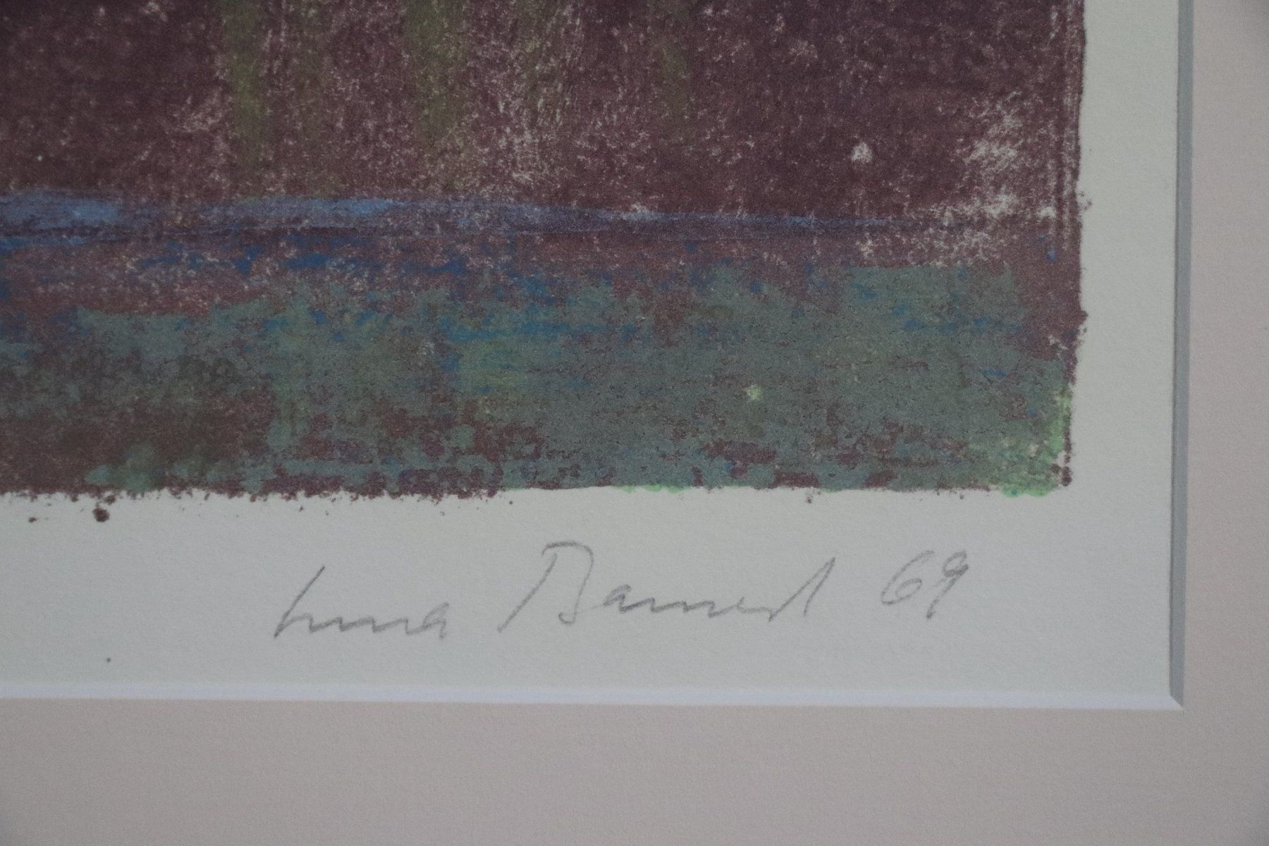 Grafiken & Lithographien: Irma Bamert (1925), Lithographie von 1969, handsigniert – Gebraucht aus Zug von Kunst-Fundgrube 3
