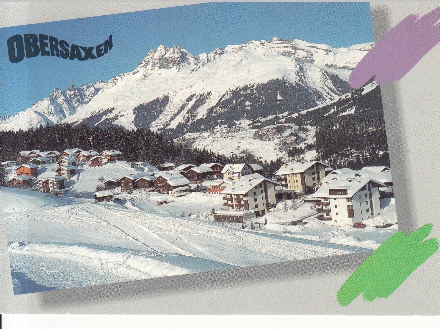 Cartoline postali: Obersaxen 1993 – Usato da Bürglen TG venduto da StampGraf