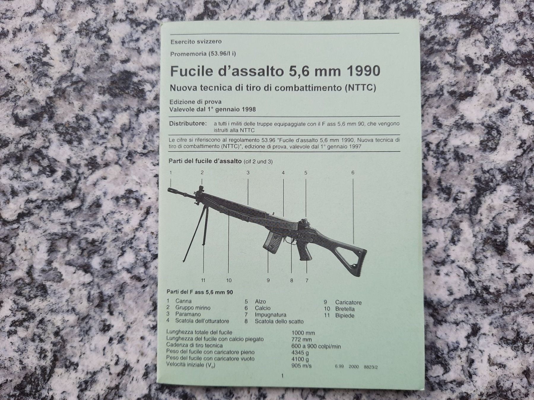 Libri: Fucile d'assalto 5,6 mm 1990 – Usato da Ruswil venduto da Sammlergeist