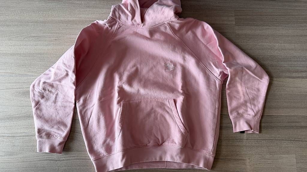 Top: Sweat à capuche rose Top Deck Taille S – Usato da Vuarrens venduto da ste_22xh 3