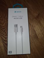Neues Smart Micro USB Kabel 1M, Weiss,