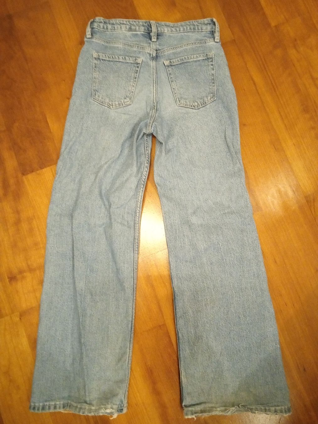 H&M Pantaloni: H&M Jeans, Wide Leg, Gr. 140, hellblau – Usato da Büren SO venduto da swelch 1