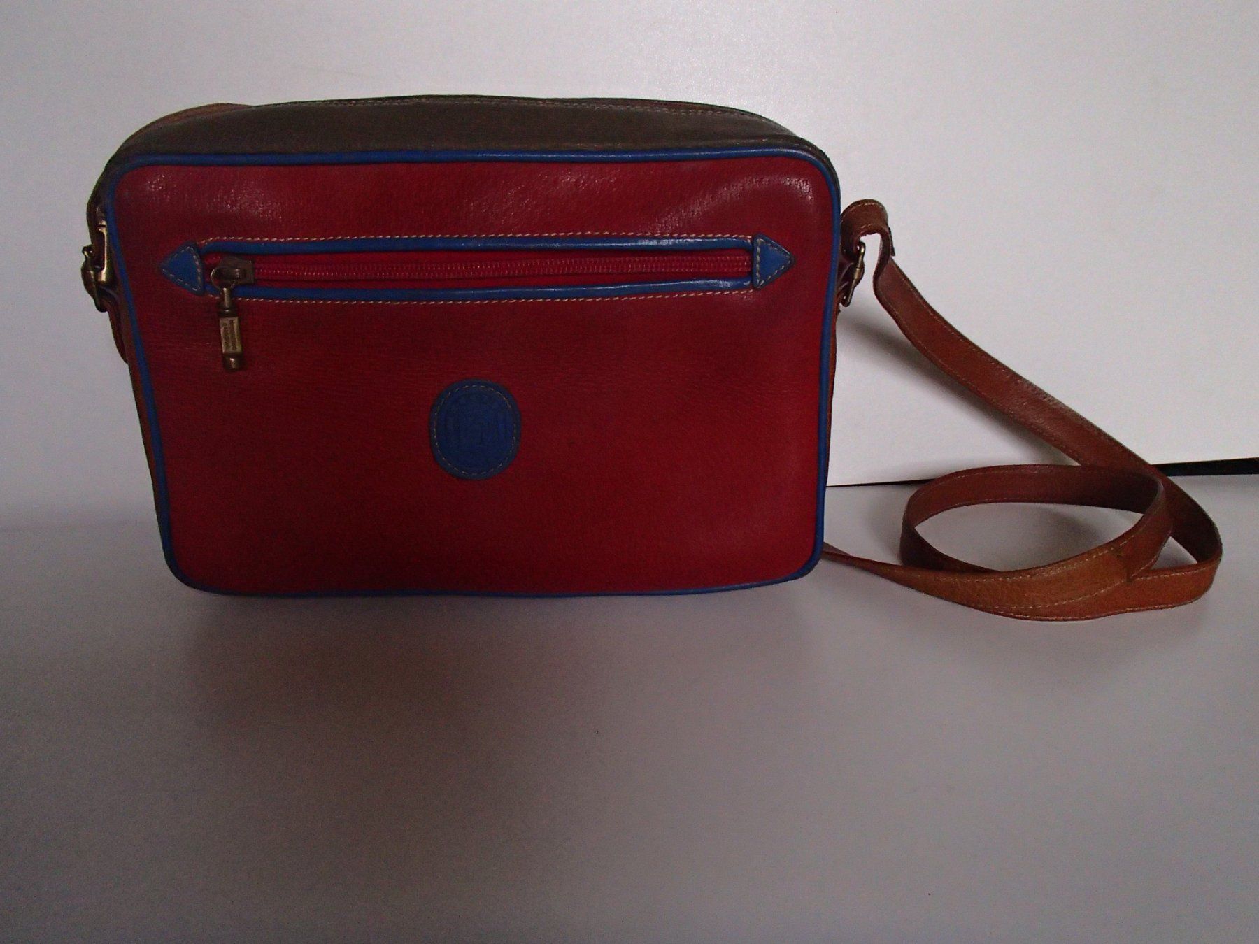 Borse da donna: 90er Jahre bunte Leder Handtasche "OTTONE GRIMALDI" – Usato da Schöfflisdorf venduto da pullux 6