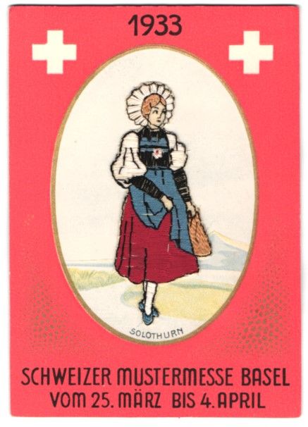 Cartes postales: Stick-AK Basel, Schweizer Mustermesse 19 – D'occasion à Berlin par bartko-reher